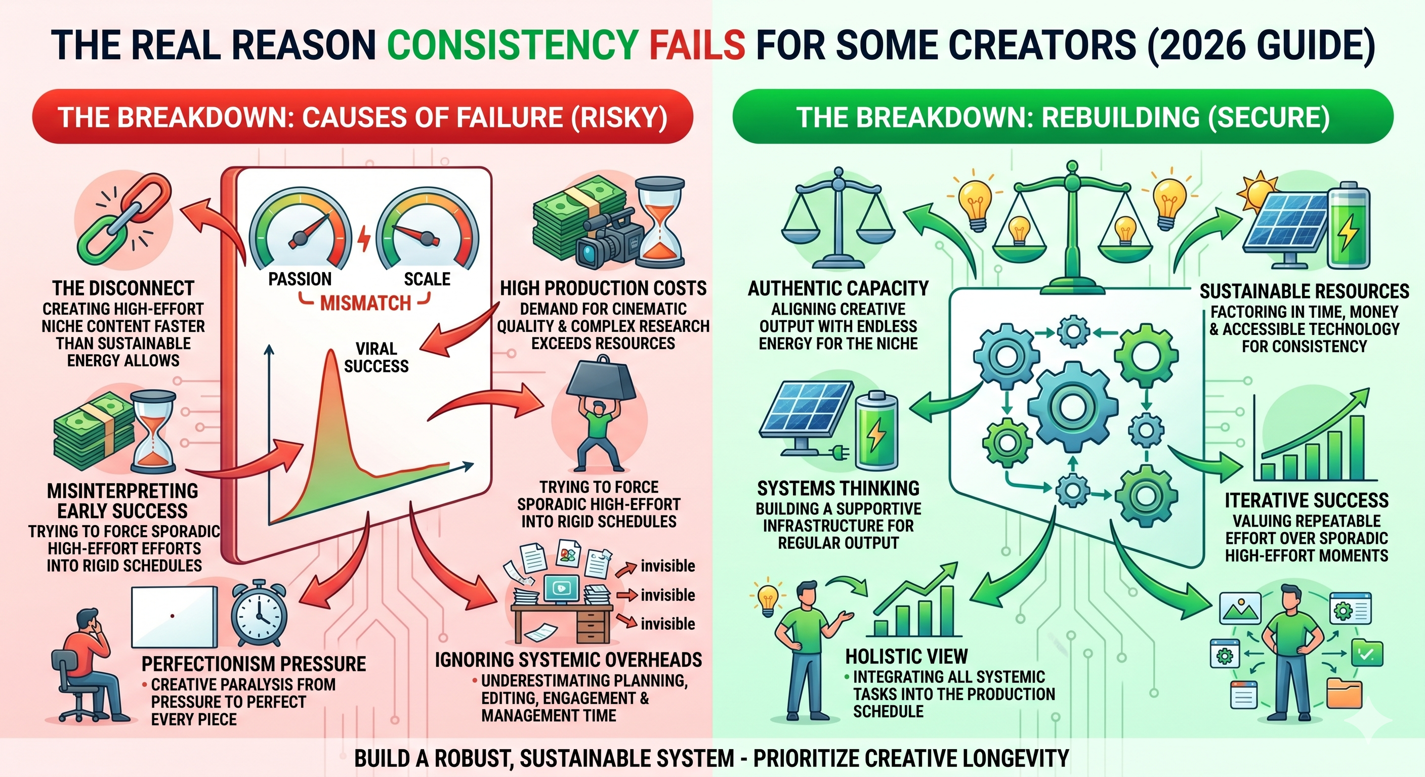 The Real Reason Consistency Fails for Some Creators (2026 Guide)